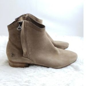 Sam Edelman Cody Booties 10 Nubuck Leather Flat